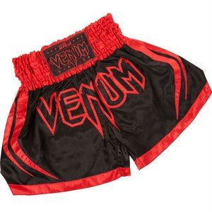 venum korat muay thai shorts red devil M